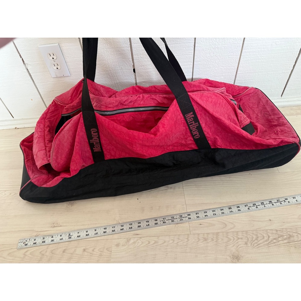 Vintage Marlboro Extra‎ Large Rolling Luggage Bag